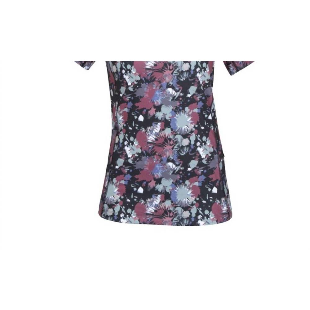 NEW AUBRION kids react short sleeve sun shirt in abstract